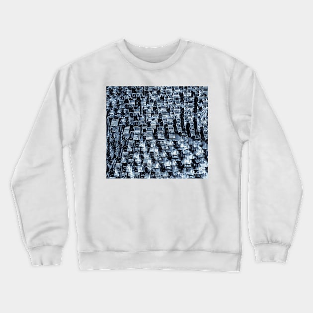 Phone Bank - Blues Crewneck Sweatshirt by davidbstudios